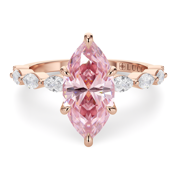 Lucce Paula Marquise Rosé Pink Diamond