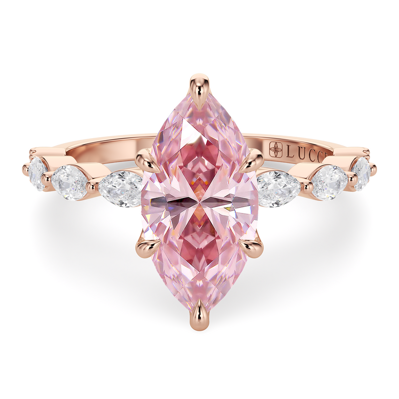 Lucce Paula Marquise Rosé Pink Diamond
