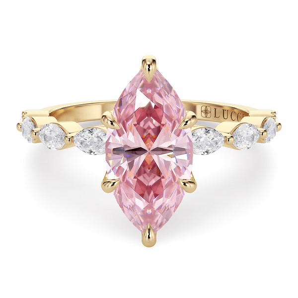 Lucce Paula Marquise Rosé Pink Diamond