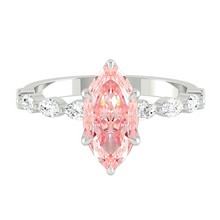 Load image into Gallery viewer, Paula Marquise Rosé Pink Diamond
