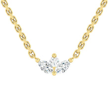 Load image into Gallery viewer, Lucce Paula Necklace 0.28 CTW Lab Diamond 18K Yellow Gold
