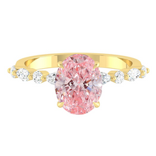 Load image into Gallery viewer, Paula Oval Rosé Pink Diamond
