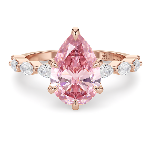 Lucce Paula Pear Rosé Pink Diamond