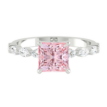 Load image into Gallery viewer, Paula Princess Rosé Pink Diamond
