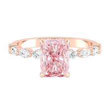 Load image into Gallery viewer, Paula Radiant Rosé Pink Diamond
