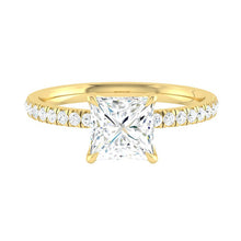 Load image into Gallery viewer, Lucia Pavé Princess Moissanite
