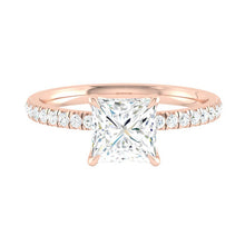 Load image into Gallery viewer, Lucia Pavé Princess Moissanite
