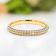 LUCCE ECUADORIAN™ Pavé Band Natural Diamond 0.32ctw 18K Yellow Gold