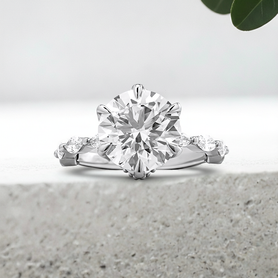 Load image into Gallery viewer, LUCCE MARCHESA™ Round Lab Diamond 3.02ct D IF Id IGI Platinum
