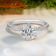LUCCE ECUADORIAN™ Fili Round Lab Diamond 1.53ct D VS1 Id IGI Platinum