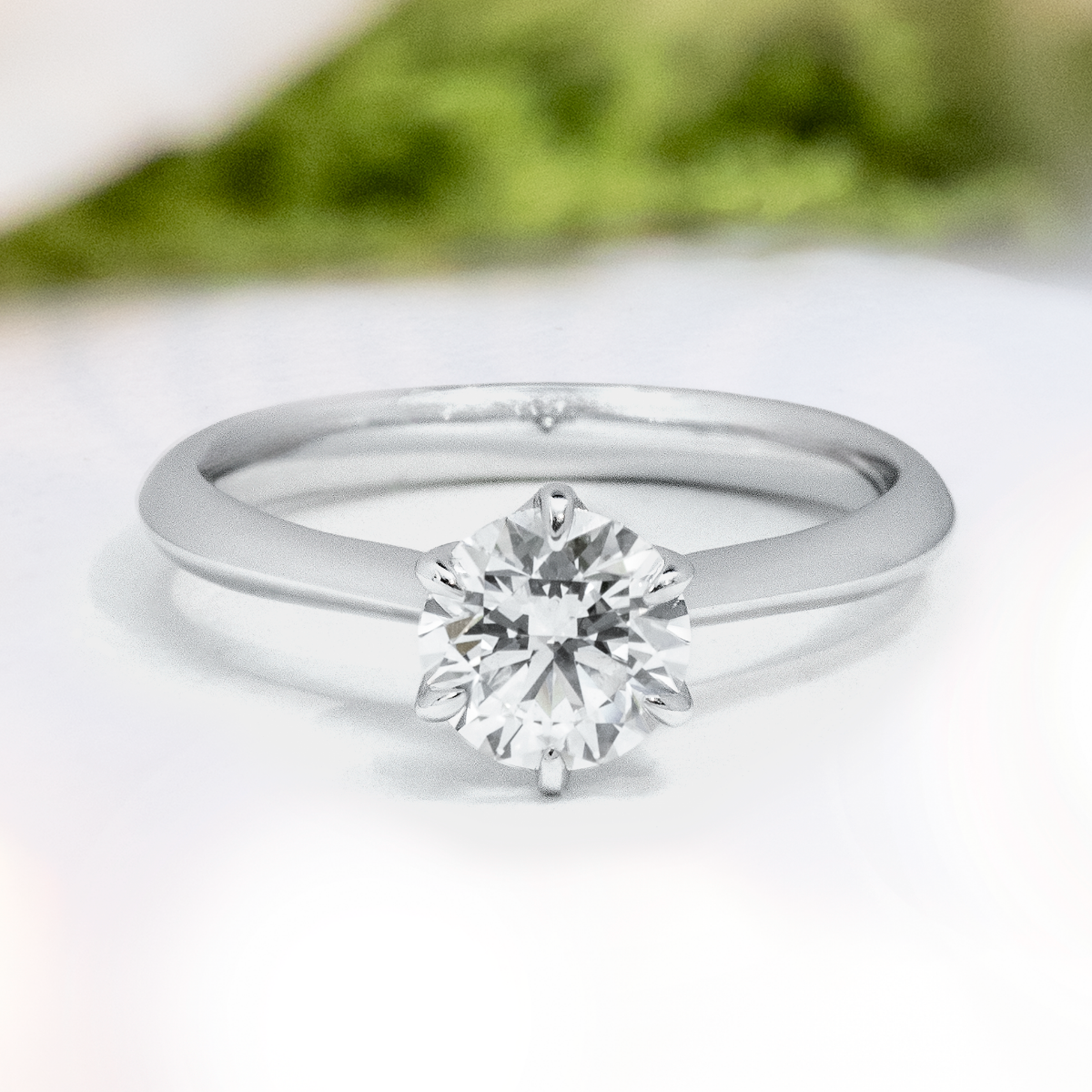 Load image into Gallery viewer, LUCCE ECUADORIAN™ Round Lab Diamond 1.03ct D VS1 Id IGI 14K White Gold

