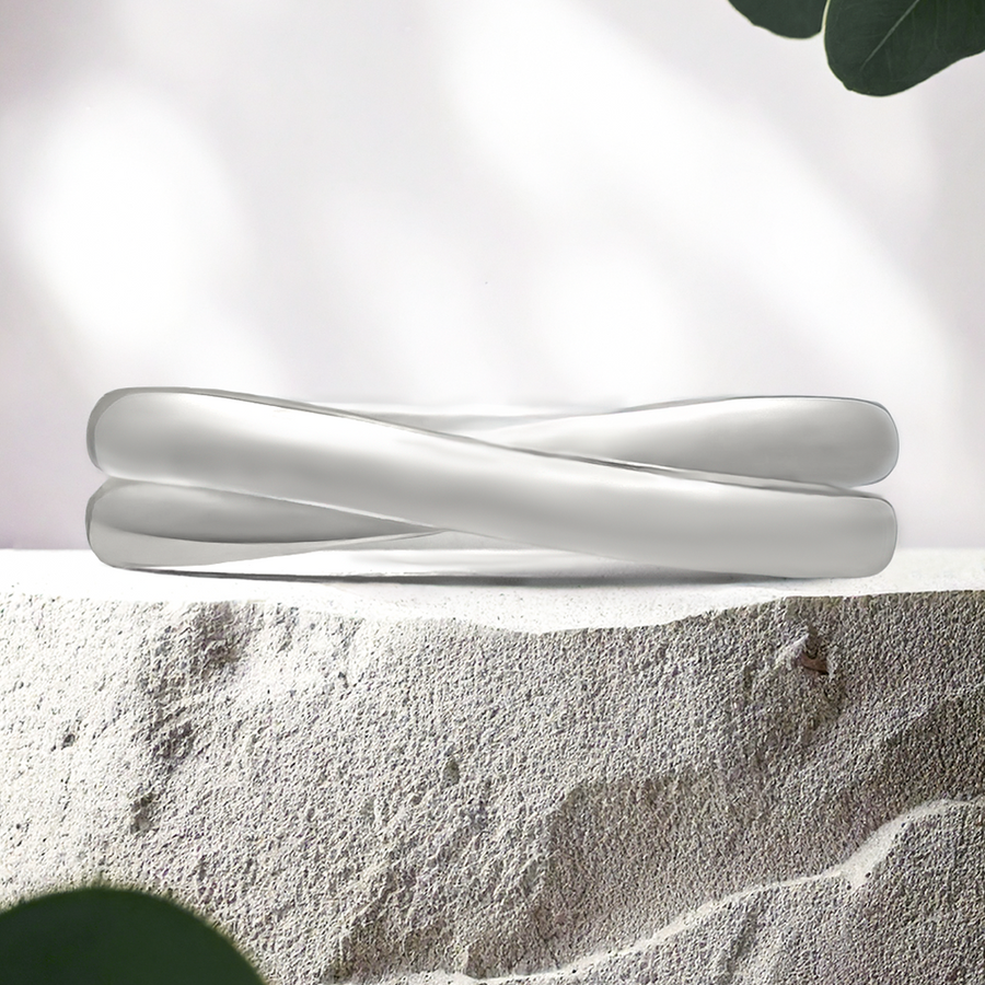 Load image into Gallery viewer, LUCCE VARON™ Polished 5mm 14K White Gold

