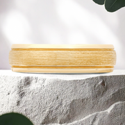 LUCCE ABBRACCIO™ Brushed 6mm 14K Yellow Gold