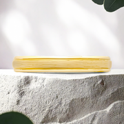 LUCCE ABBRACCIO™ Brushed 3mm 14K Yellow Gold