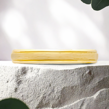 Load image into Gallery viewer, Lucce Abbraccio Brushed 3mm 14K Yellow Gold
