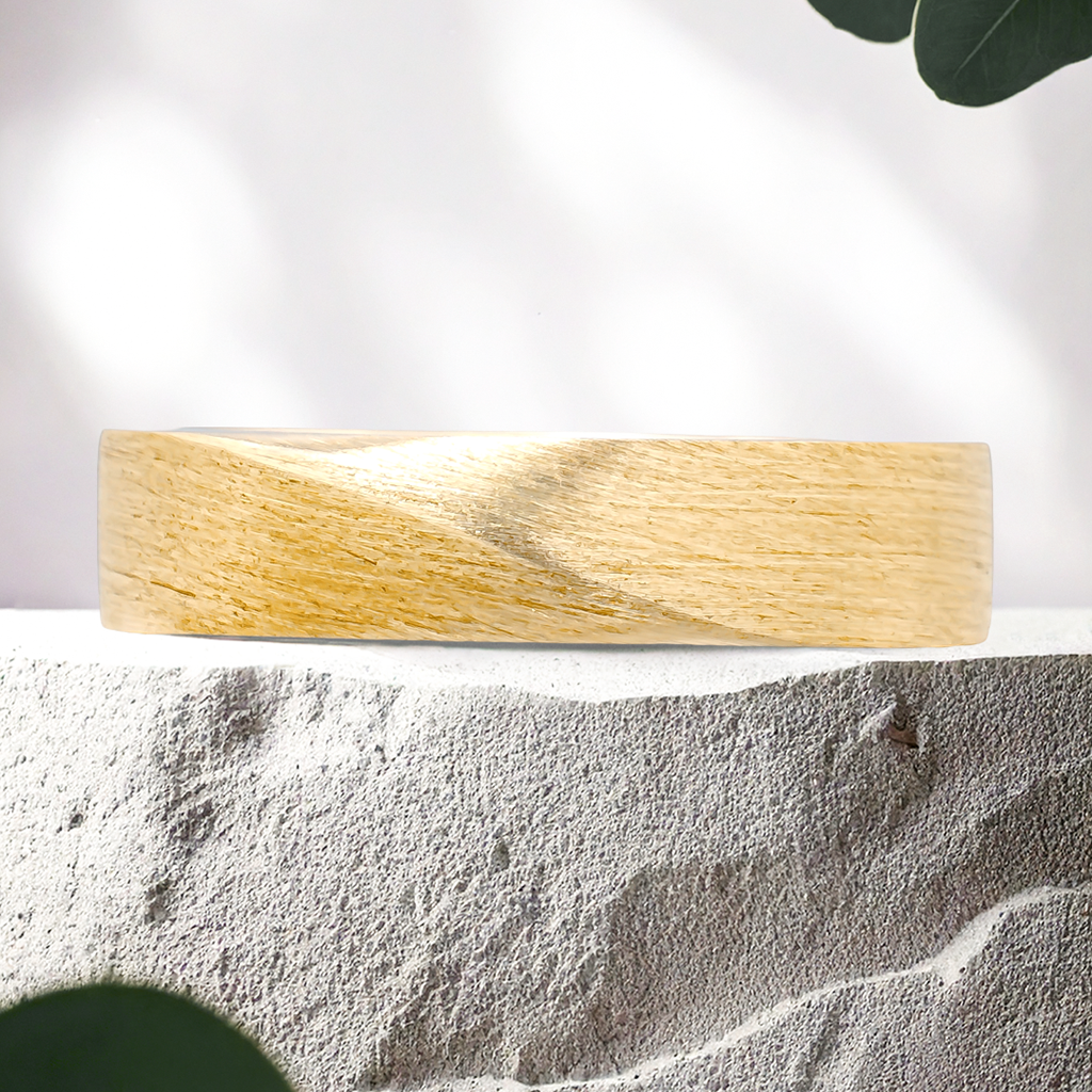 Load image into Gallery viewer, LUCCE ARCUS™ Brushed 5mm 14K Yellow Gold
