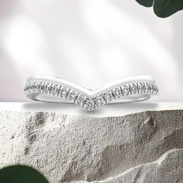 Lucce Lira 0.23ctw Lab Diamond 14K White Gold