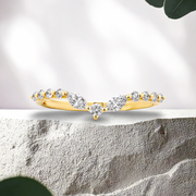 LUCCE GENIA™ Band 0.35ctw Lab Diamond 14K Yellow Gold