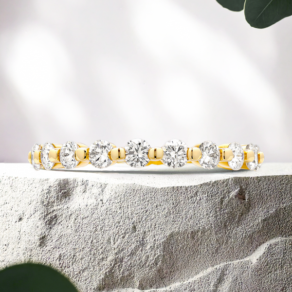 Lucce Chiesa 0.54CTW Lab Diamond 14K Yellow Gold