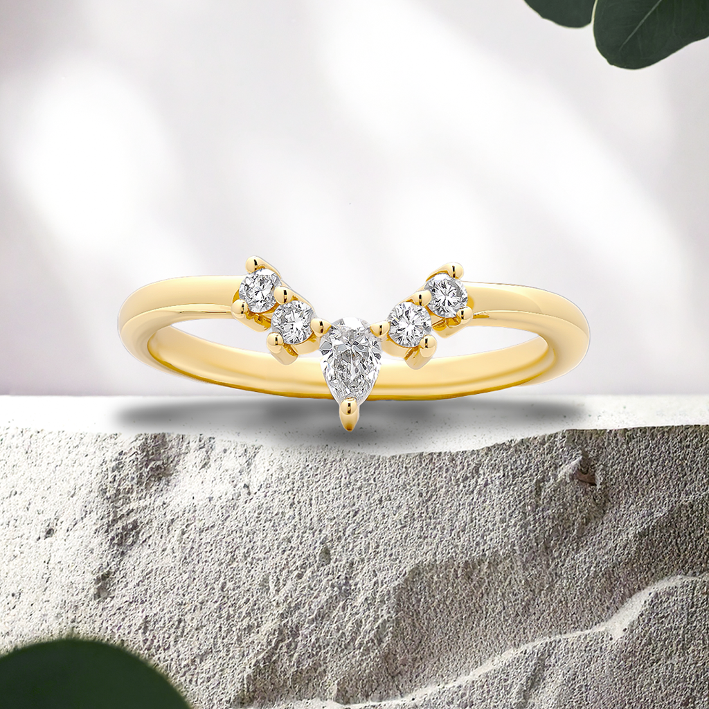 Lucce Rea 0.25ctw Lab Diamond 14K Yellow Gold