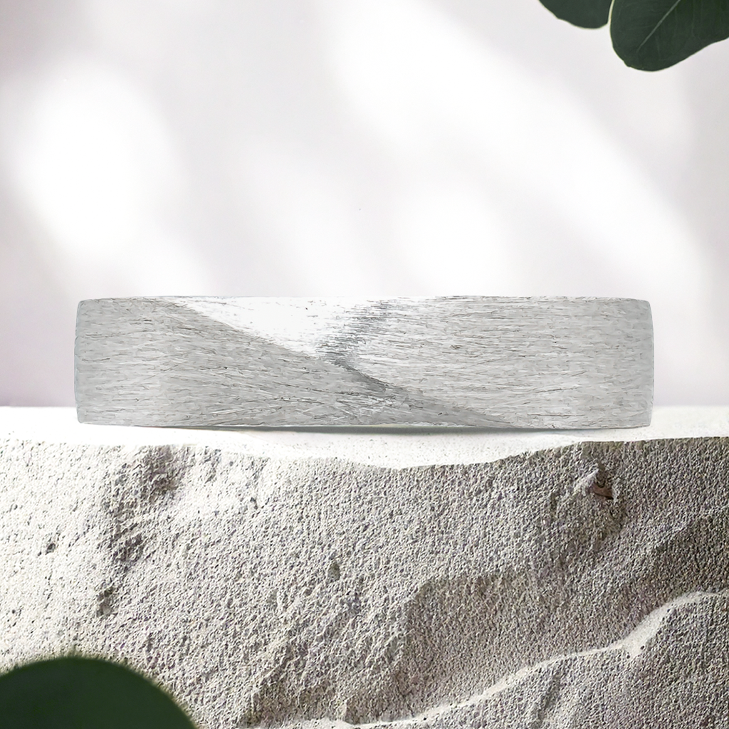 Load image into Gallery viewer, LUCCE ARCUS™ Brushed 5mm 14K White Gold
