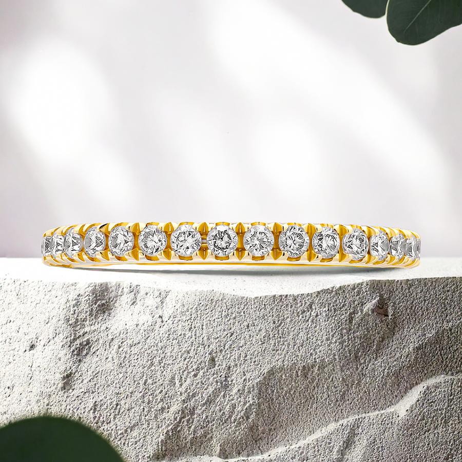 Load image into Gallery viewer, LUCCE CORSE™ 0.42ctw Lab Diamond 14K Yellow Gold
