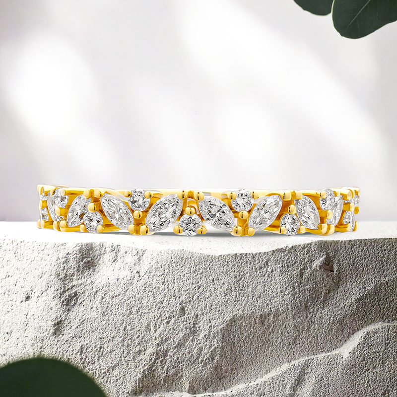 Lucce Marchesa 0.41ctw Lab Diamond 18k Yellow Gold