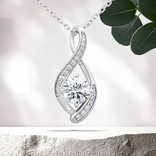 Load image into Gallery viewer, Lucce Fiore Infinity Round Necklace Lab Diamond 2.00ct E VS1 Id IGI Platinum
