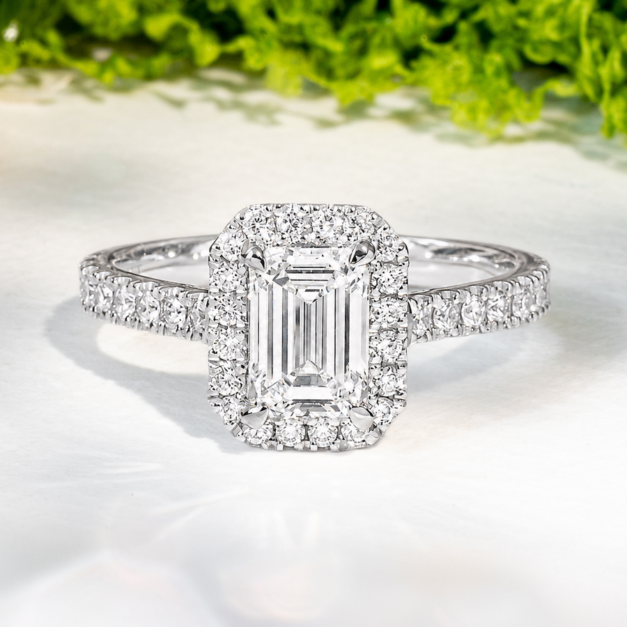 Load image into Gallery viewer, LUCCE MONTEVALLE™ Emerald Natural Diamond 1.00ct H VS1 GIA Platinum
