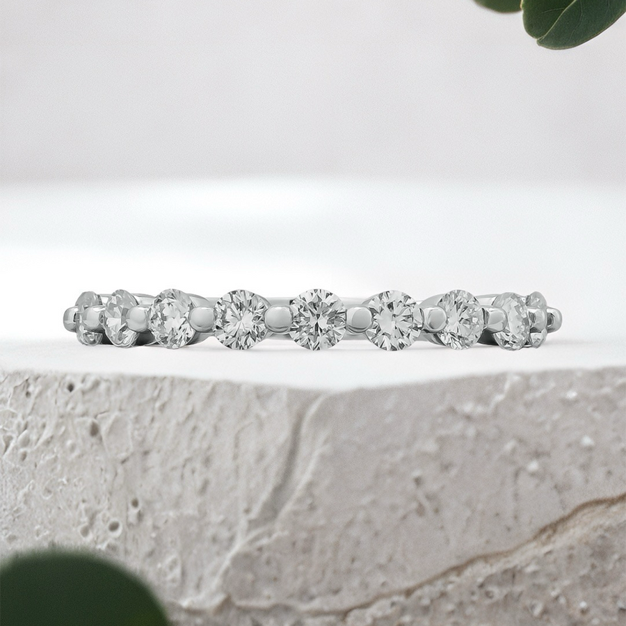 Load image into Gallery viewer, LUCCE CHIESA™ 0.54ctw Lab Diamond 18K White Gold
