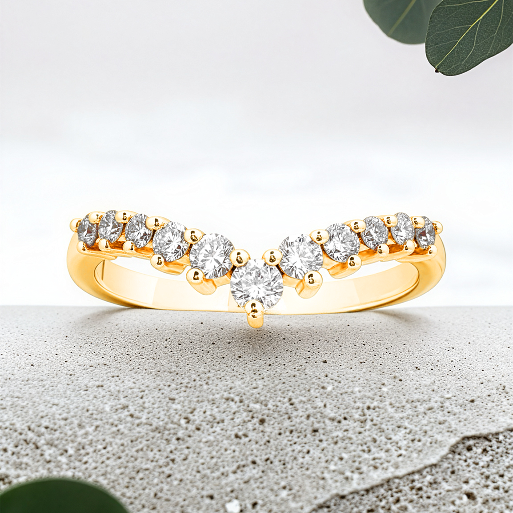 Load image into Gallery viewer, LUCCE PRIMA™ 0.36ctw Lab Diamond 14K Yellow Gold
