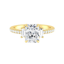 Load image into Gallery viewer, Rina Pavé Radiant Moissanite
