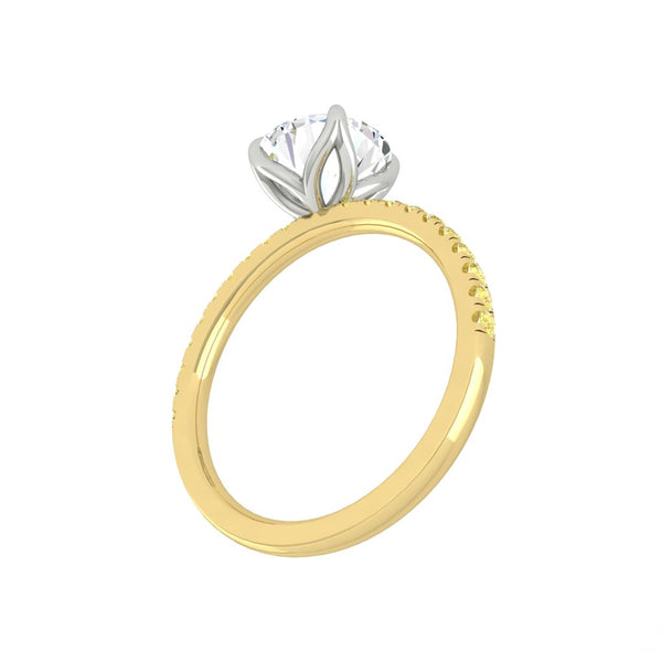 Lucce Lucia Pavé Round Sunburst Diamond