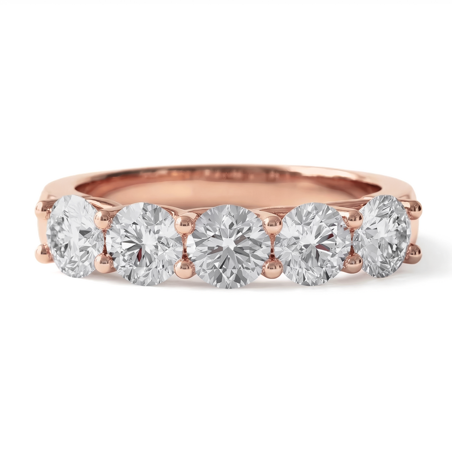 Load image into Gallery viewer, LUCCE RIVERA™ 5-Stone Round Diamond
