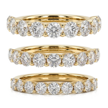 Load image into Gallery viewer, LUCCE RIVERA™ 9-Stone 0.99ctw Lab Diamond 14K Yellow Gold
