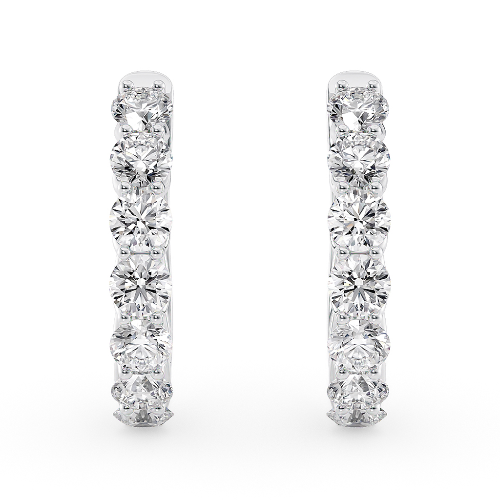 Load image into Gallery viewer, LUCCE RIVERA™ Hoop Earrings Diamond
