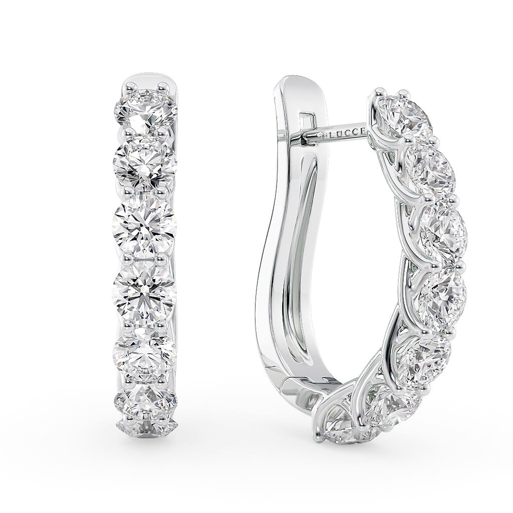 Load image into Gallery viewer, LUCCE RIVERA™ Hoop Earrings Diamond
