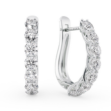 Load image into Gallery viewer, Lucce Rivera Hoop Earrings Diamond
