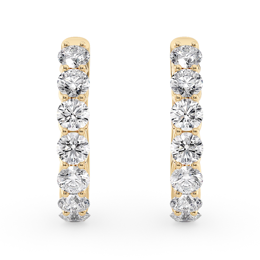 Load image into Gallery viewer, LUCCE RIVERA™ Hoop Earrings Diamond
