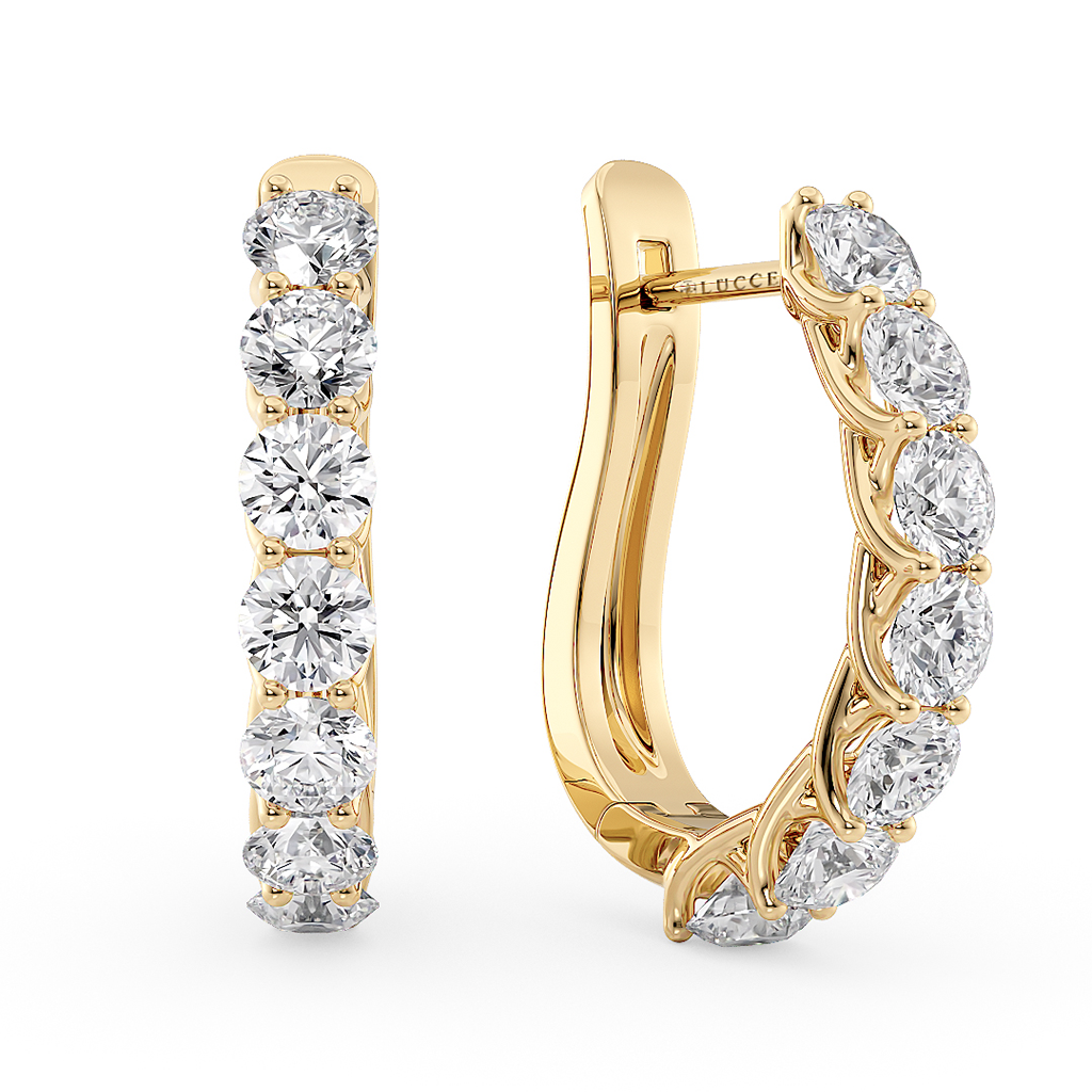 Load image into Gallery viewer, LUCCE RIVERA™ Hoop Earrings Diamond
