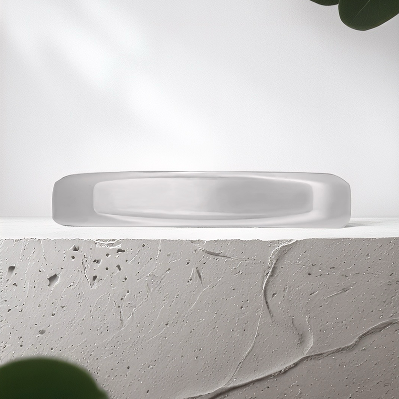 Lucce Greco Polished 4mm Platinum