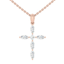 Load image into Gallery viewer, Saved Cross Diamond Necklace *new*
