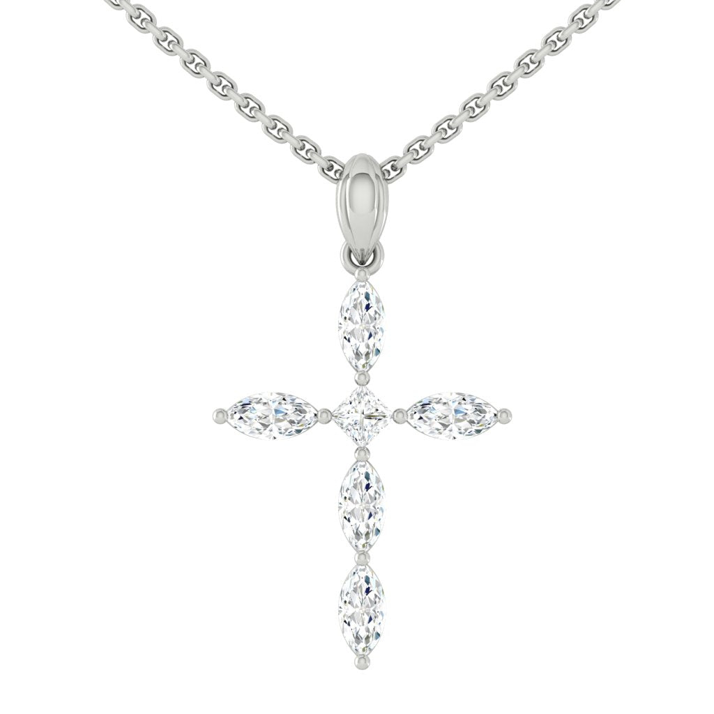 Load image into Gallery viewer, LUCCE SAVED™ Cross Diamond Necklace

