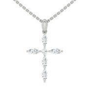 LUCCE SAVED™ Cross Diamond Necklace