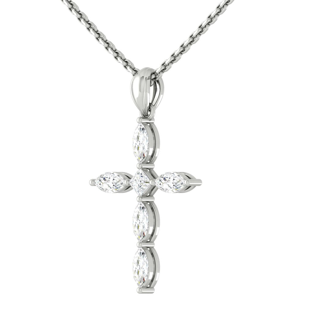Load image into Gallery viewer, LUCCE SAVED™ Cross Diamond Necklace
