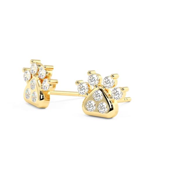 Zampa Earrings Moissanite