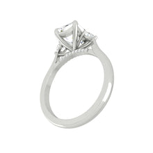 Load image into Gallery viewer, Lucce Sophia Emerald Lab Diamond 1.25ct D VVS2 Ex IGI 14K White Gold
