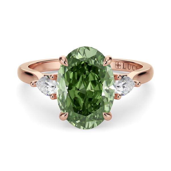 LUCCE SOPHIA™ Oval VERDANT™ Green Diamond