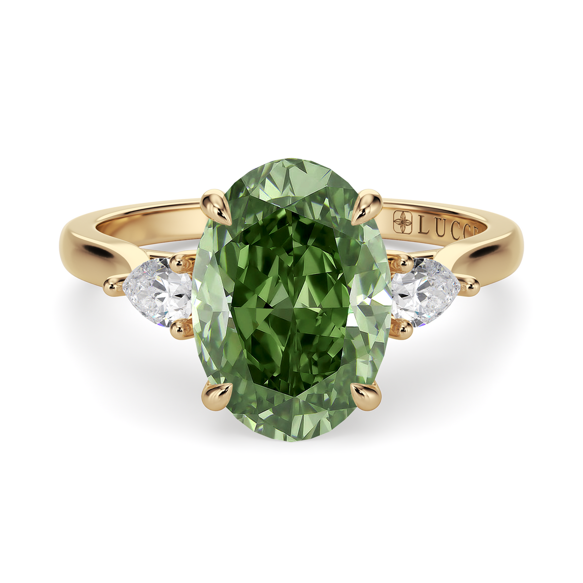 Load image into Gallery viewer, LUCCE SOPHIA™ Oval VERDANT™ Green Diamond
