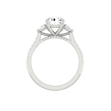 Load image into Gallery viewer, Sophia Pavé Emerald Moissanite
